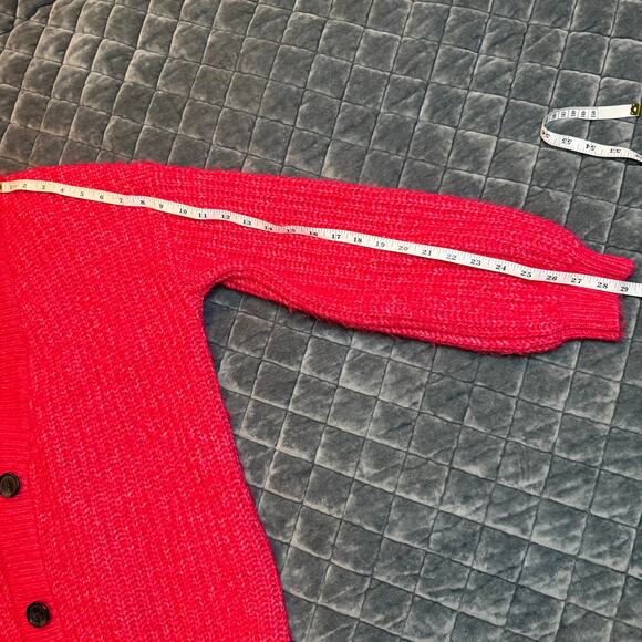 Universal Thread oversized knit cardigan hot pink womens xs - Picture 8 of 11